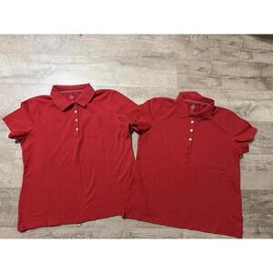 St. John's Bay Women's Short Sleeve Polo Shirts, Size M